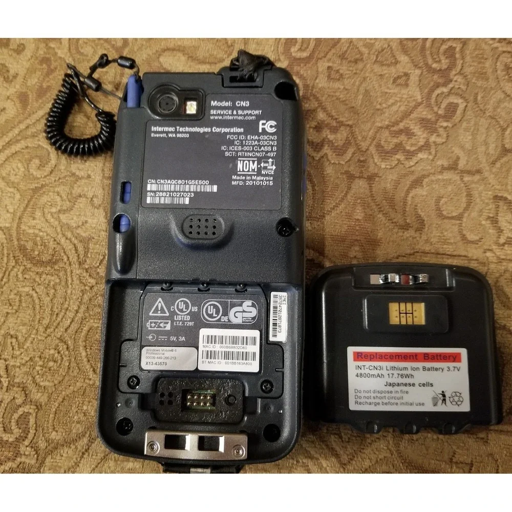 Intermec CN3 Barcode Scanner Mobile Computer- Lot of 2